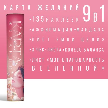Desires of 2025 in the tube "Everything will come true", set 9 at 1, 16+