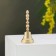 Valdai bell "vertebra No. 2", polished, with a long handle, d = 35 mm