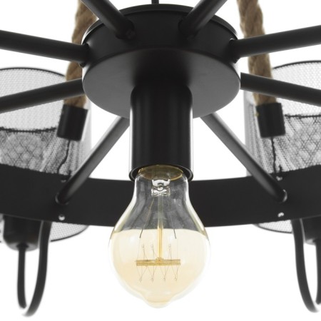 Lamp "Richard" 8he27 60W black 75x75x35-75cm Bayerlux-7