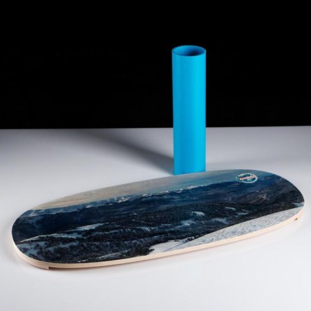 Balance Balance Balassboard "Mountain landscape No. 3" D Roller 9 cm, 75 × 35x1.5 cm-1