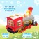 The “Classic” steam locomotive with soap bubbles works from batteries, light and sound