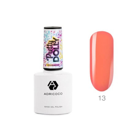 ADricoco Pretty Dolly, No. 13 Neon peach, 8 ml