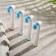 Luazon LP-001 nozzle, for oral b dental brush, 4 pcs in a set
