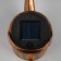 Garden lamp on the sunny battery "Lake", 21 × 15 × 9.5 cm, 37 LED, glow warm white