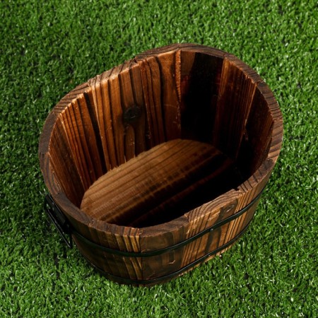 Set of wooden casper, oval 22x18x14cm-3