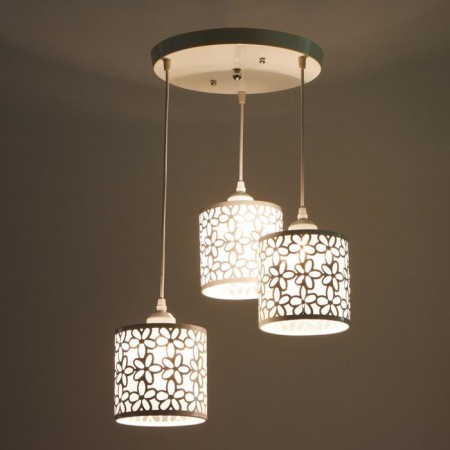 Lamp Bayerlux 1954/3wt E27 40W white 29x29x22-122 cm-2