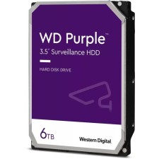 Жесткий диск WD SATA-III 6TB WD64PURZ Surveillance Purple (5400rpm) 256Mb 3.5"