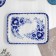 Tray "Flower", 23x17x2 cm, gzhel