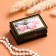 Casket "Pink Roses", 6 × 9 cm, lacquer miniature