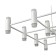 ATMOSFERA chandelier, 96W LED, 3000K, 7680LM, white color