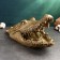 Figure "Crocodile's mouth" 23x45cm, bronze