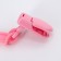 Holder for nipples - dummies, silicone, pink color