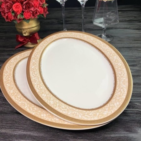 Set of dishes Lenardi Elizabeth, oval, length 35.5 cm, 2 pcs