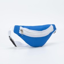 Board children's belt on a zipper, blue color