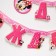 Garland on the eyelets "Happy Birthday!", Length 217 cm, Minnie Mouse