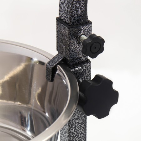 Adjustable multi -level stand 40 cm with 2 bowls of 4 liters-5