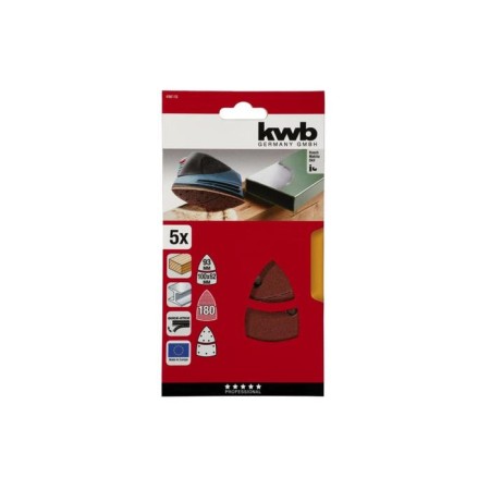 Glifalist for delta grinders KWB, 100x62.93 mm, K180, 5 pcs.-1