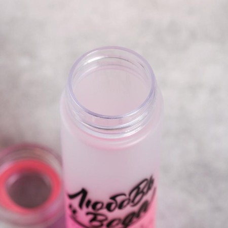 Water bottle "Love and Water", 550 ml-3