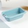 Baking capacity "Rectangular meal" 1l / 6.5x27x14.5cm, blues