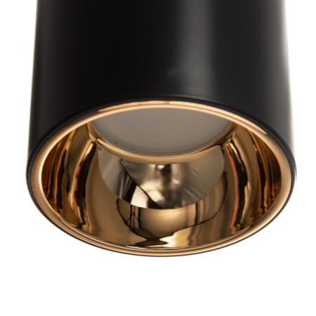 Roll Lamp GU10 10W black and gold 7.3x7.3x10.3 cm-4