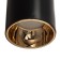 Roll Lamp GU10 10W black and gold 7.3x7.3x10.3 cm