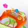 Walks Jolly Ride BW110, 7 wheels, with sound effects, plastic wheels, orange color