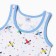 A set for a boy (T -shirt, panties), cornflower color, height 122 cm