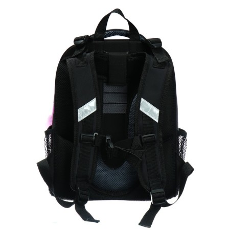 School backpack 38 x 30 x 16 cm, ergonomic back, Stavia "Sweet Dog", blue-4