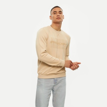 President sweatshirt, size m, beige color-1