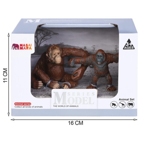 Набор фигурок «Мир диких животных: семья орангутанов», 2 фигурки-5