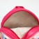 Baby backpack on lightning, bright pink color