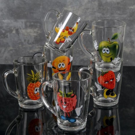 Glass “Frutis” glass, 300 ml, mix drawing-1