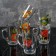 Glass “Frutis” glass, 300 ml, mix drawing