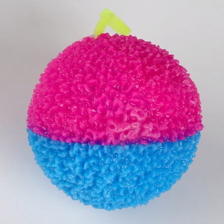 Ball children's rubber hornet light “cat”, Mix color, in showbox-2