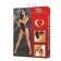 Erotic linen, lace body, with open breasts, handcuffs, size 42-48