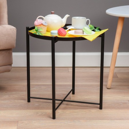 Coffee table "Tivoli" YS-839, black 41.5x43 cm