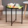 Coffee table "Tivoli" YS-839, black 41.5x43 cm
