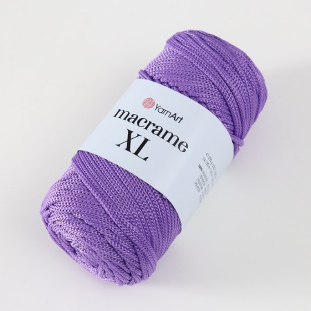 Yarn "Macrame XL" 100% polyester 130m/250g (135 lilacs)-1