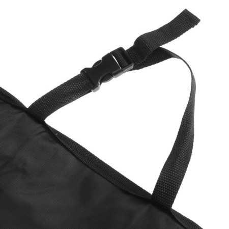 Organizer in the front seat, 50 x 29 cm, with a tablet pocket, oxford, black-4