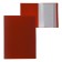 Folder with 20 A4 inserts, 500 μm, calligrata, texture "sand", red