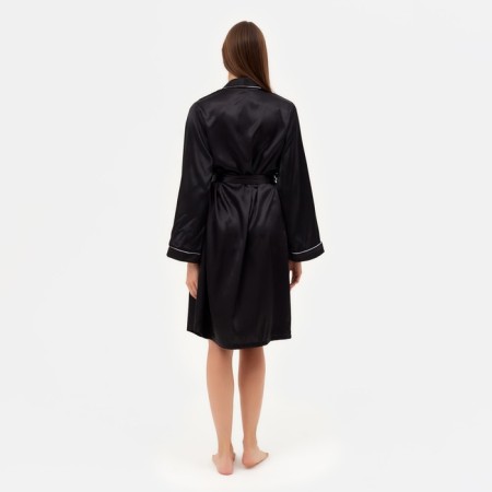 Women's robe minku: Light Touch Black color, river 42-2