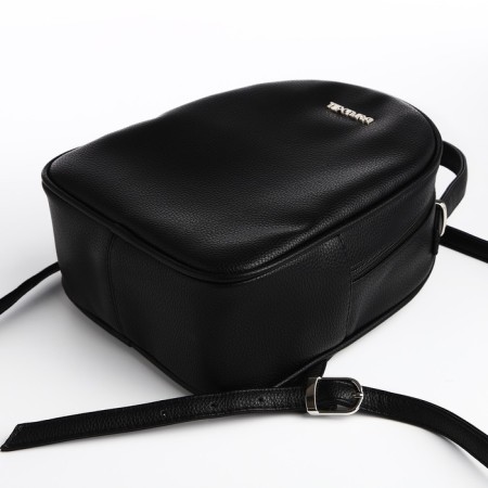 Women's backpack city, Textura, black color-4