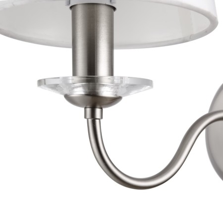 Wall lamp 40W, 1HE14, 24x15 cm, nickel-2