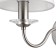 Wall lamp 40W, 1HE14, 24x15 cm, nickel