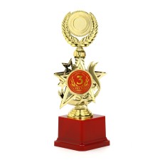 Кубок 192, 3 место, наградная фигура, золото, подставка пластик, 23 х 9 х 7.5 см