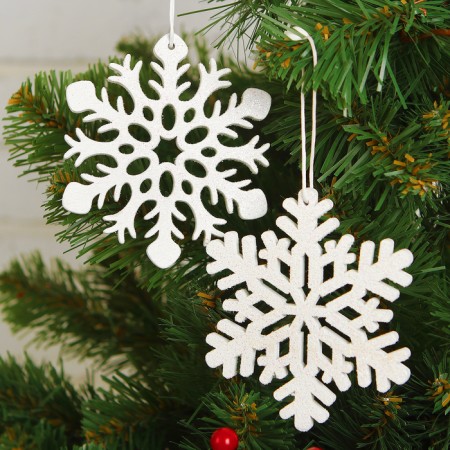 New Year's suspension "Snowflake", maxi, mix