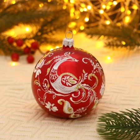Ball "Bird Bird" 9.5 cm mix-1