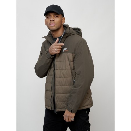 Sports male jacket, size 60, brown color-13