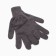 Female gloves, dark gray color, size 18