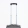 Small suitcase 20 ”, lightning department, external pocket, 2 wheels, gray color